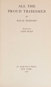 Cover of All the Proud Tribesmen