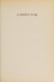 Cover of Carrie's War