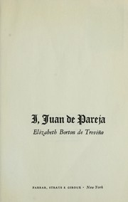 Cover of I, Juan de Pareja