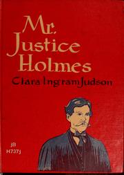 Cover of Mr. Justice Holmes