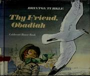 Cover of Thy Friend, Obadiah