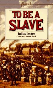Cover of To Be a Slave